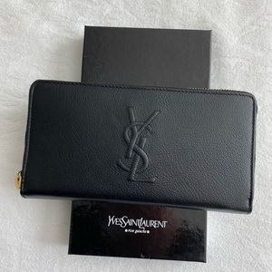 Black YSL wallet